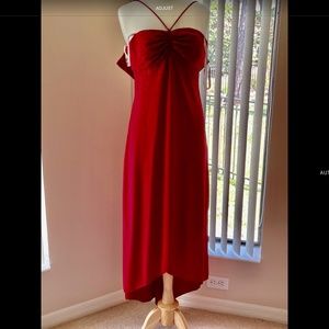 New De la rue evening /holiday/prom/wedding high low red dress